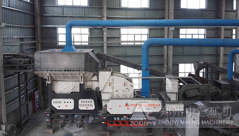 移動(dòng)式建筑垃圾破碎站