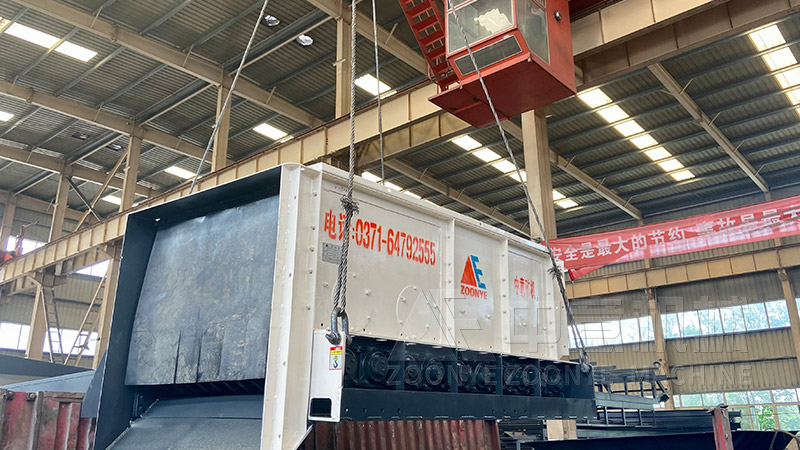 存量垃圾處理站滾軸篩工廠實(shí)拍圖片