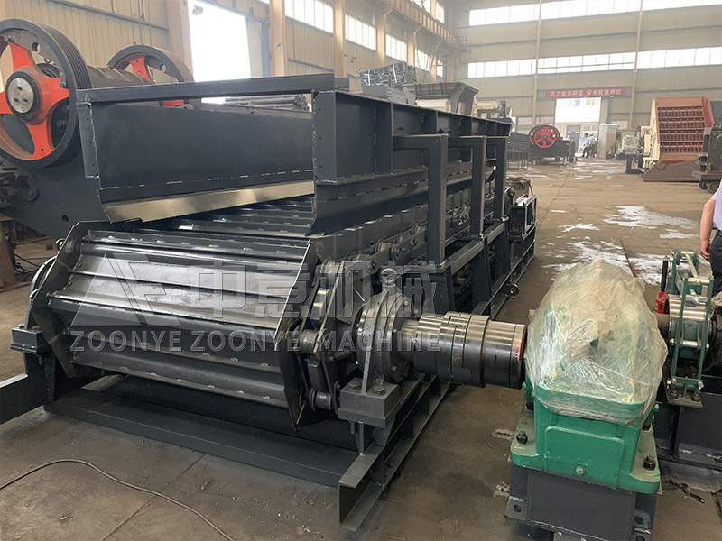 建筑渣土處置設備板鏈輸送機實地工廠圖片