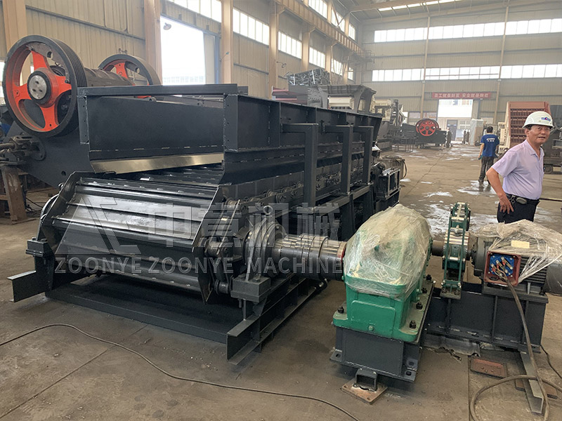 建筑裝修垃圾輕物質(zhì)處理設(shè)備板鏈輸送機實地工廠圖片